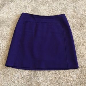 LOFT purple straight skirt